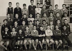 ECOLE PAIXHANS GARCONS 1952 CM2